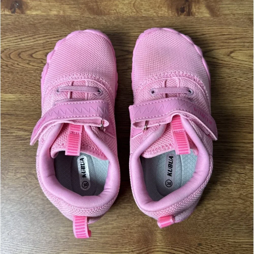 KUBUA Kids Barefoot Shoes Girls Minimalist Sneakers Naturally Splay Shoe Size 12